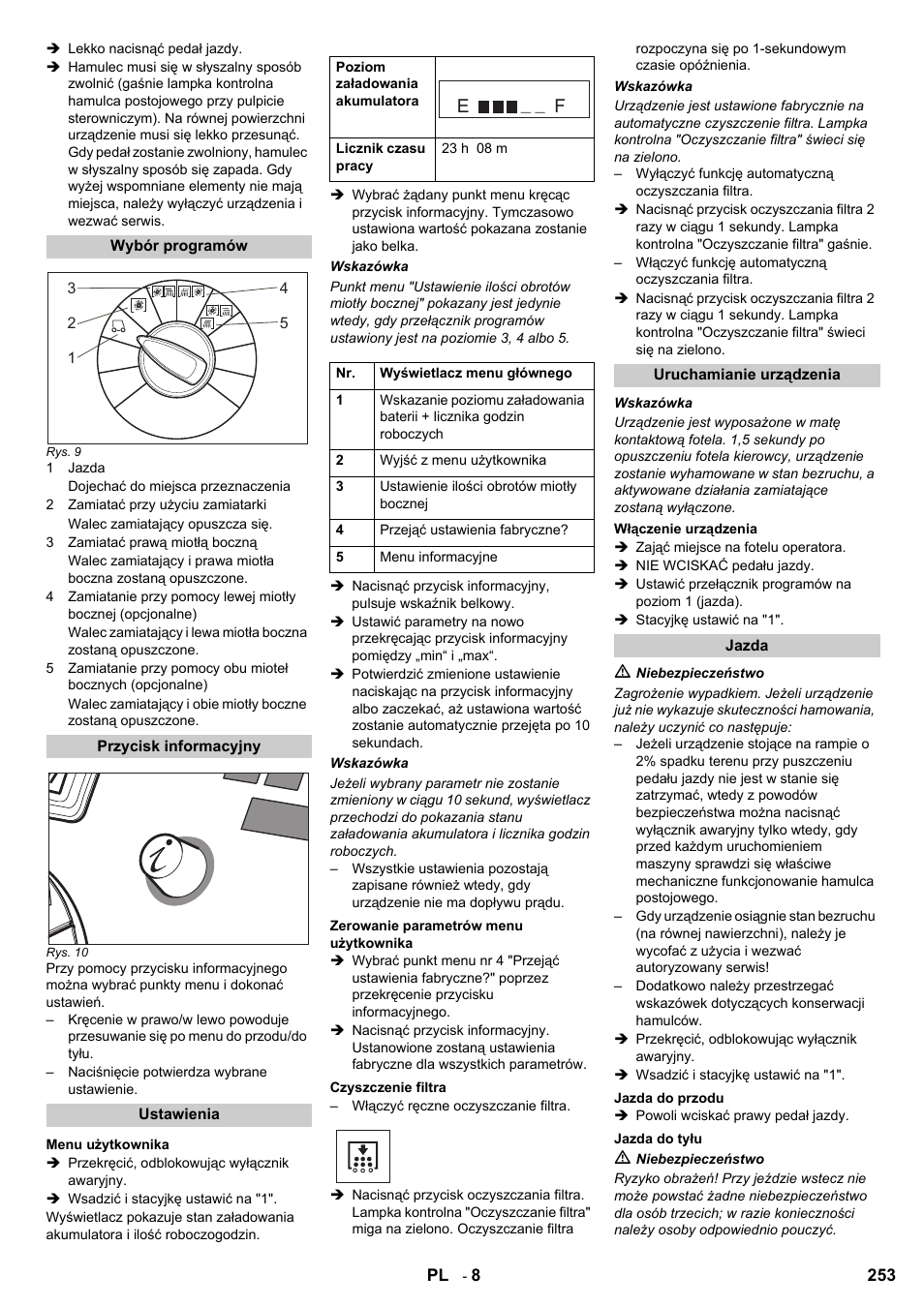 Karcher KM 120-150 R Bp 2SB User Manual | Page 253 / 264