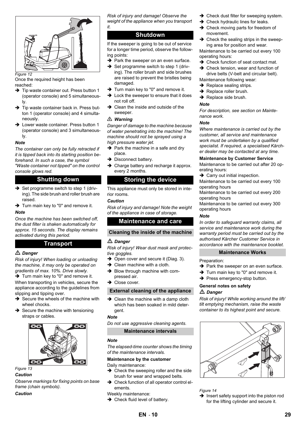 Karcher KM 120-150 R Bp 2SB User Manual | Page 29 / 264
