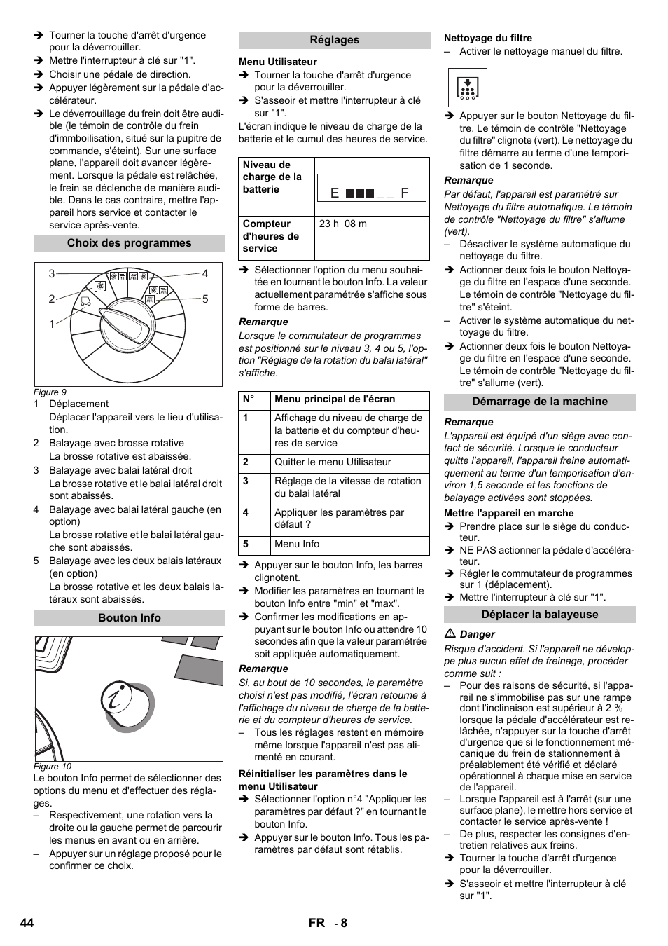 Karcher KM 120-150 R Bp 2SB User Manual | Page 44 / 264