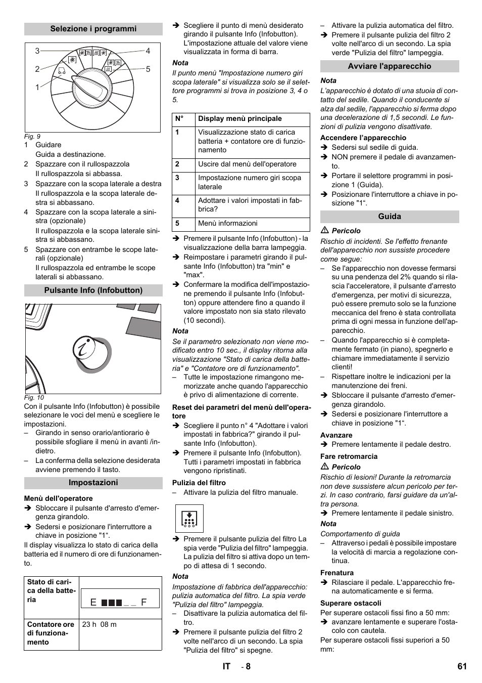 Karcher KM 120-150 R Bp 2SB User Manual | Page 61 / 264