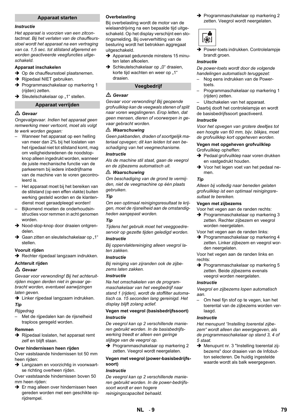 Karcher KM 120-150 R Bp 2SB User Manual | Page 79 / 264