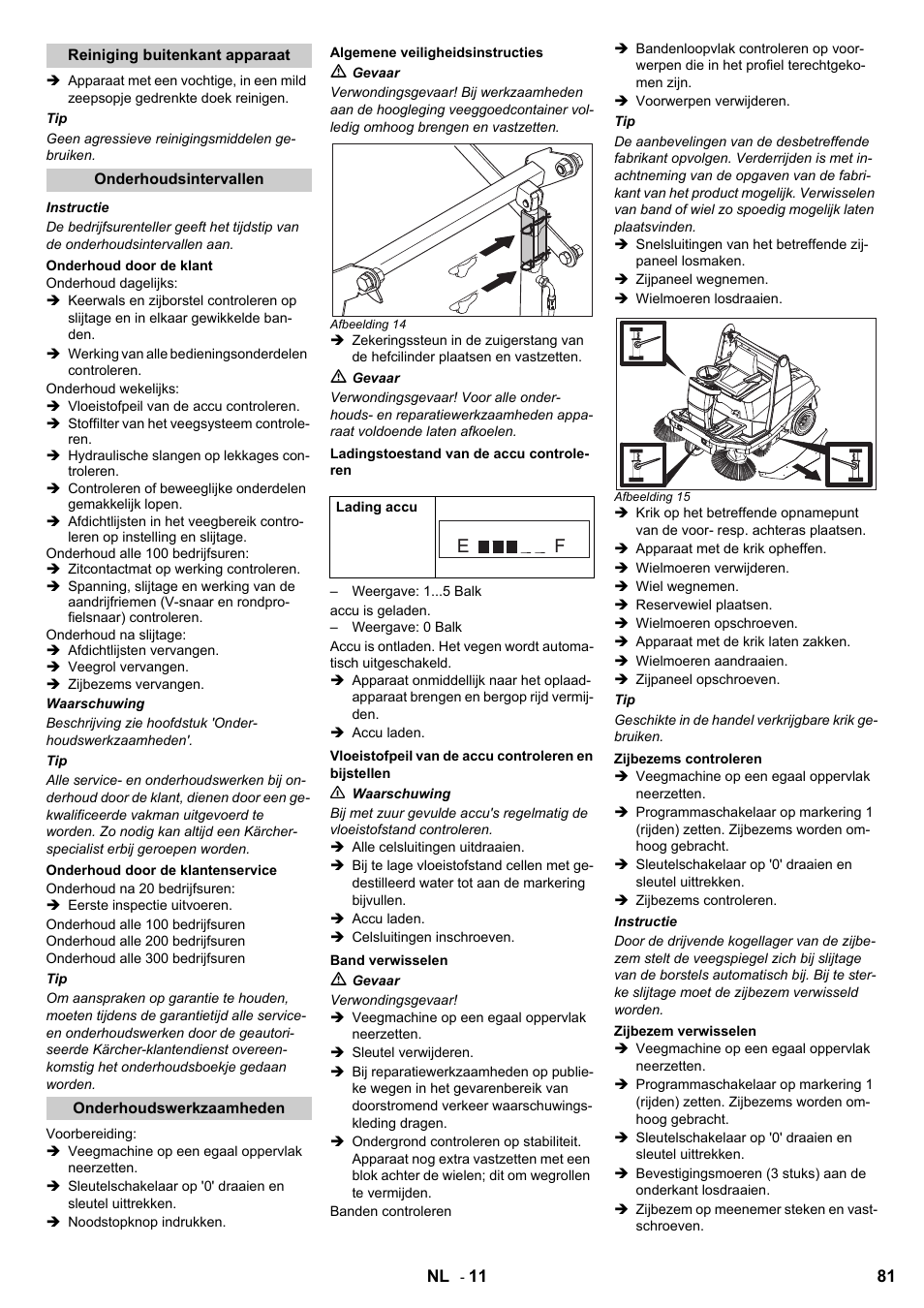 Karcher KM 120-150 R Bp 2SB User Manual | Page 81 / 264