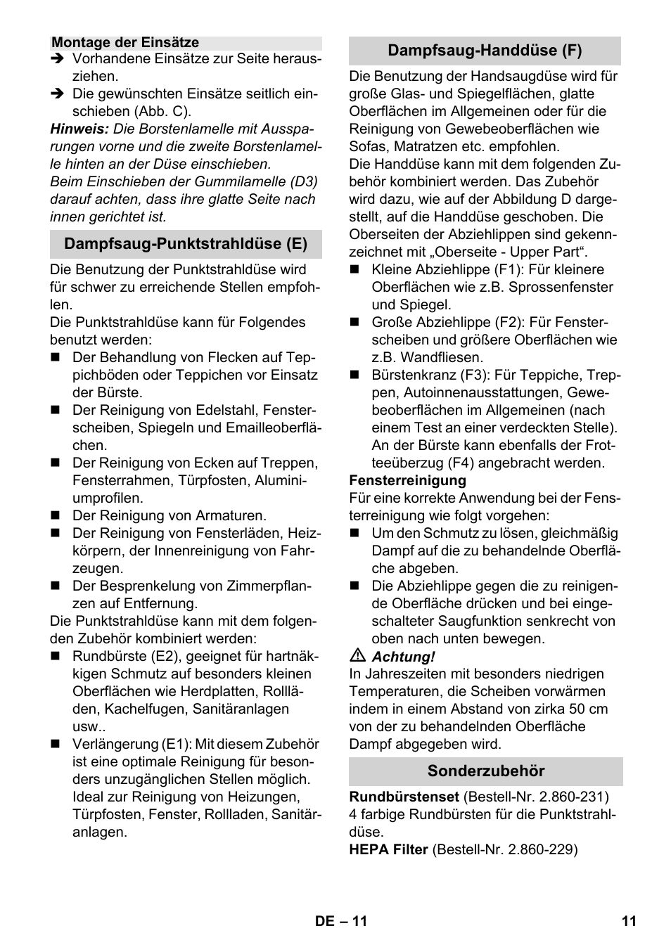 Karcher SV 1902 User Manual | Page 11 / 284