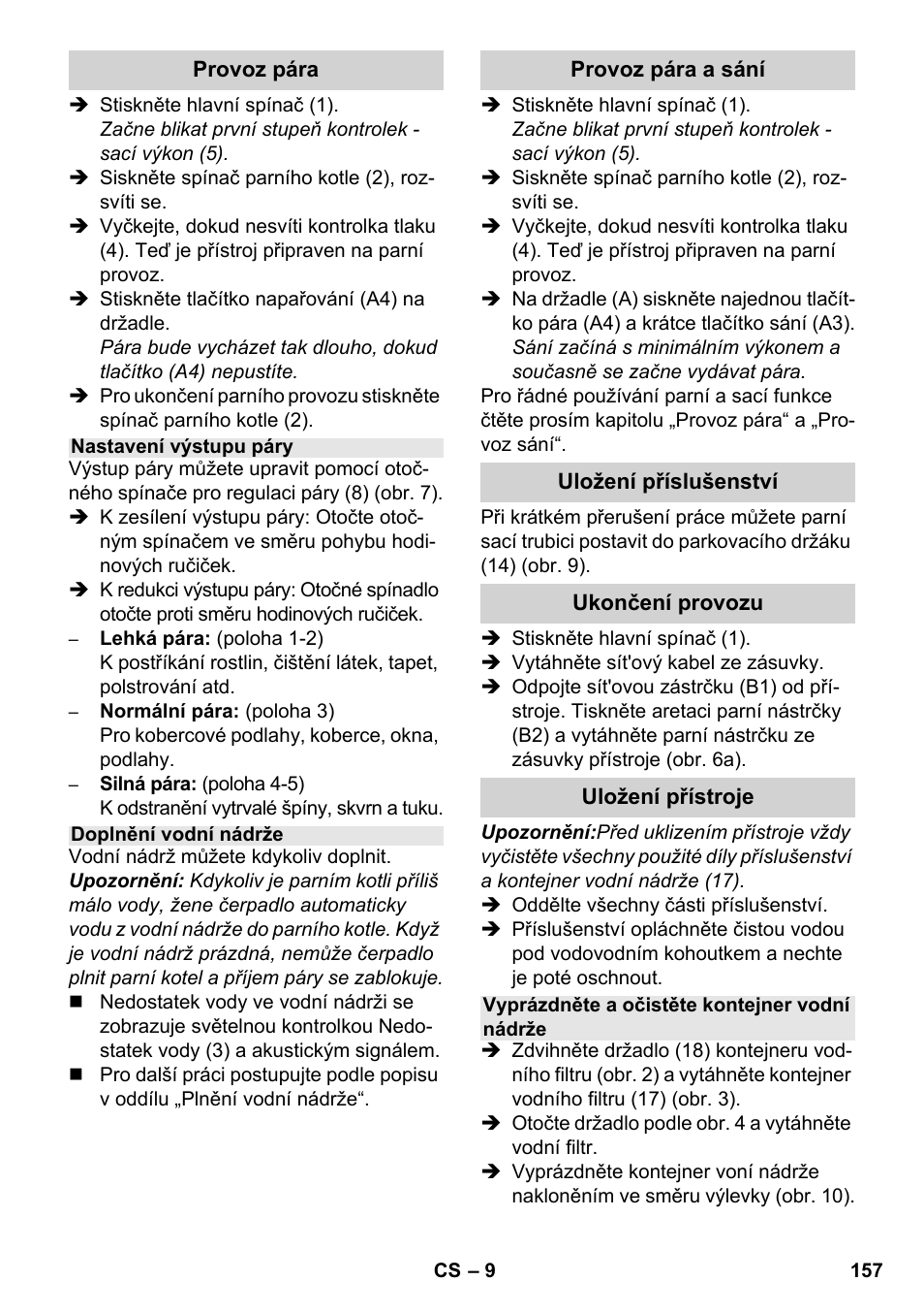 Karcher SV 1902 User Manual | Page 157 / 284