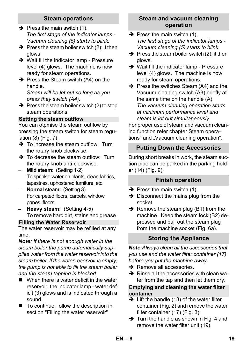 Karcher SV 1902 User Manual | Page 19 / 284