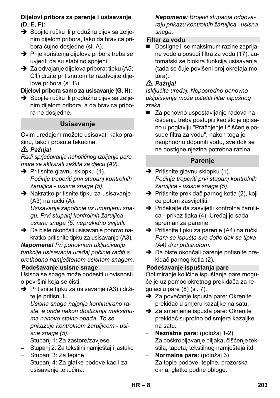 Karcher SV 1902 User Manual | Page 203 / 284