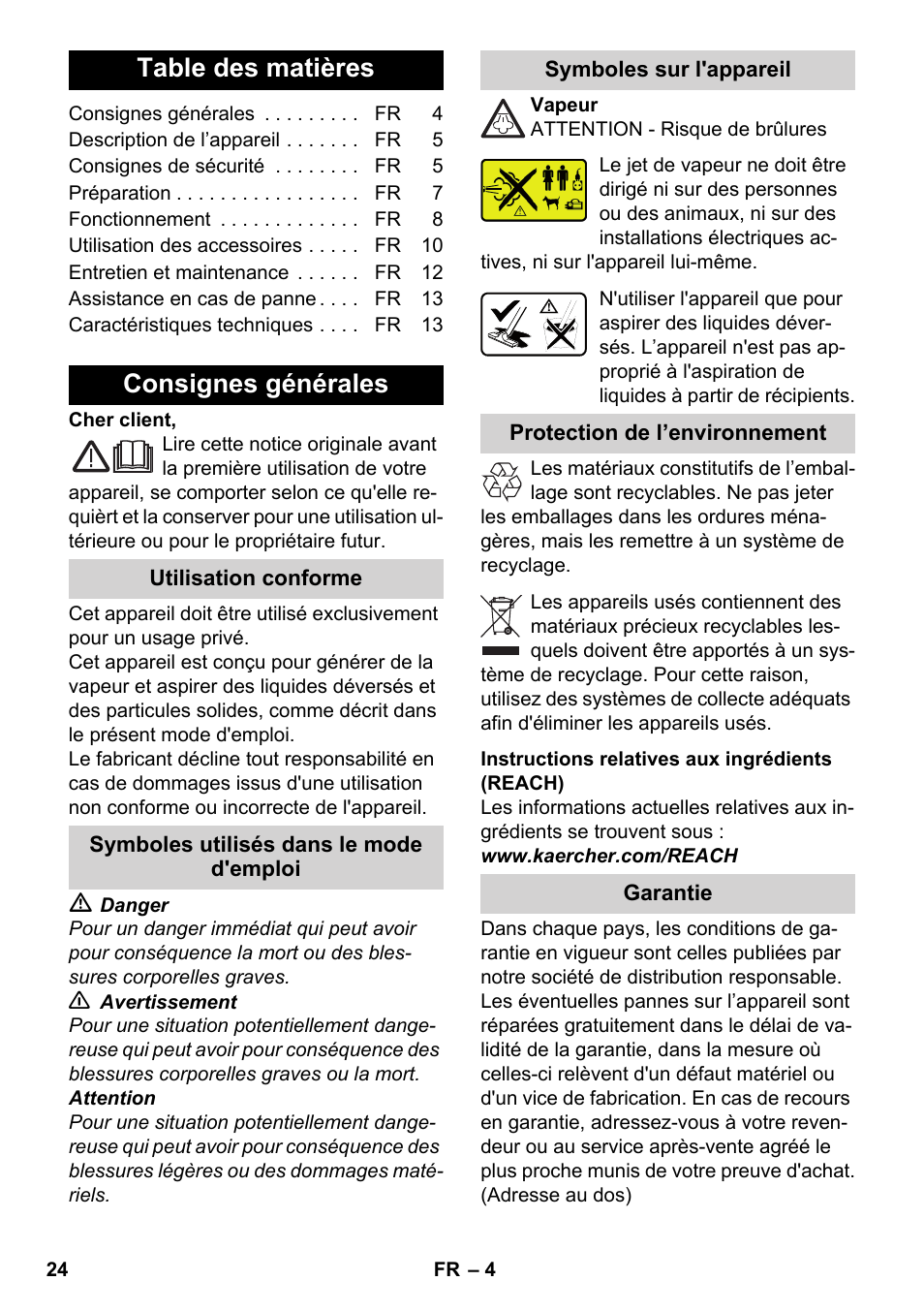 Karcher SV 1902 User Manual | Page 24 / 284