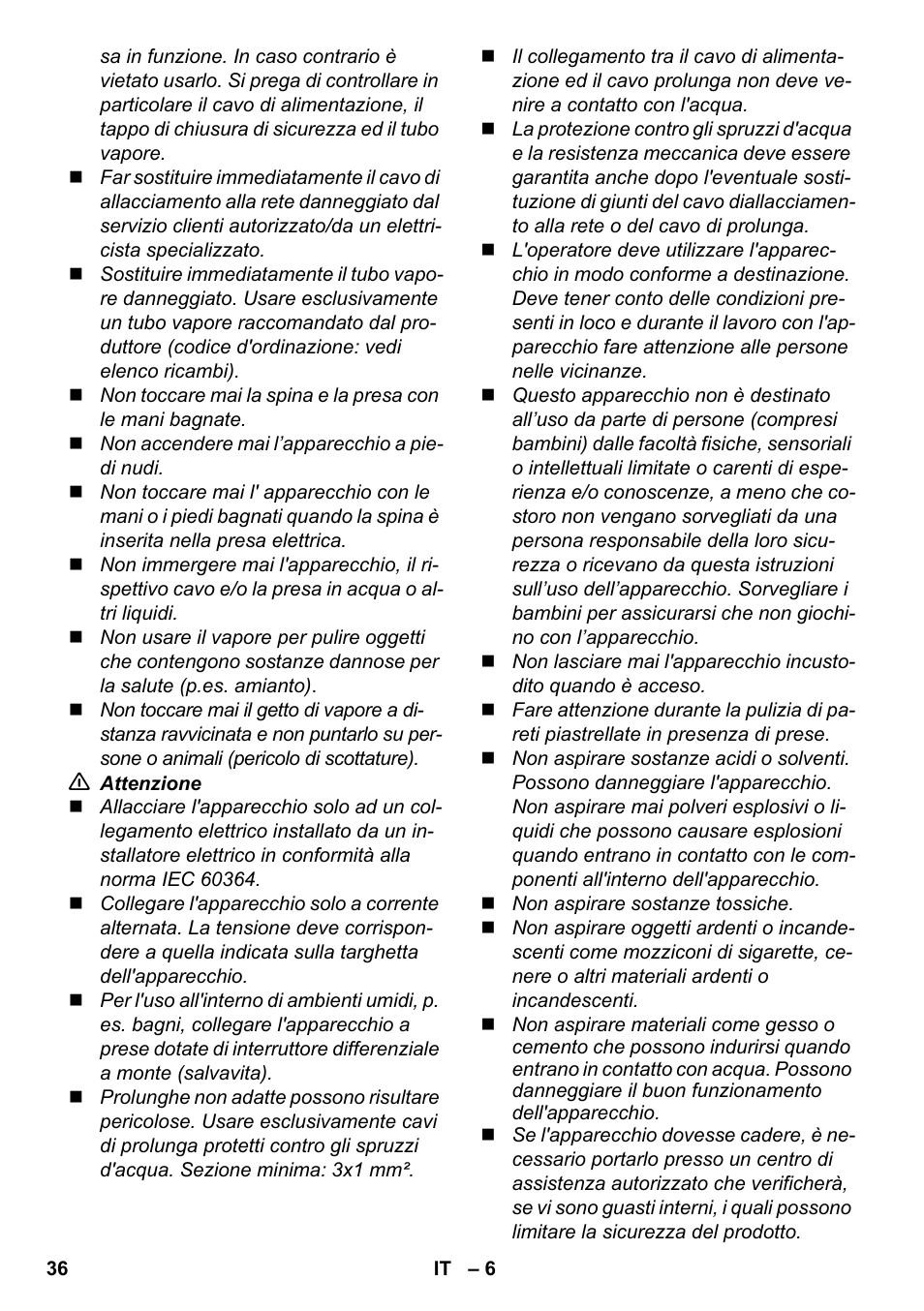 Karcher SV 1902 User Manual | Page 36 / 284
