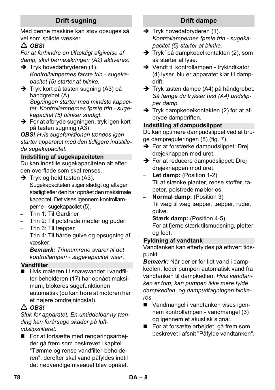 Karcher SV 1902 User Manual | Page 78 / 284