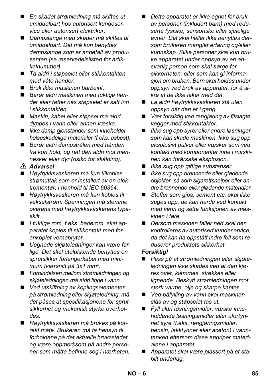 Karcher SV 1902 User Manual | Page 85 / 284