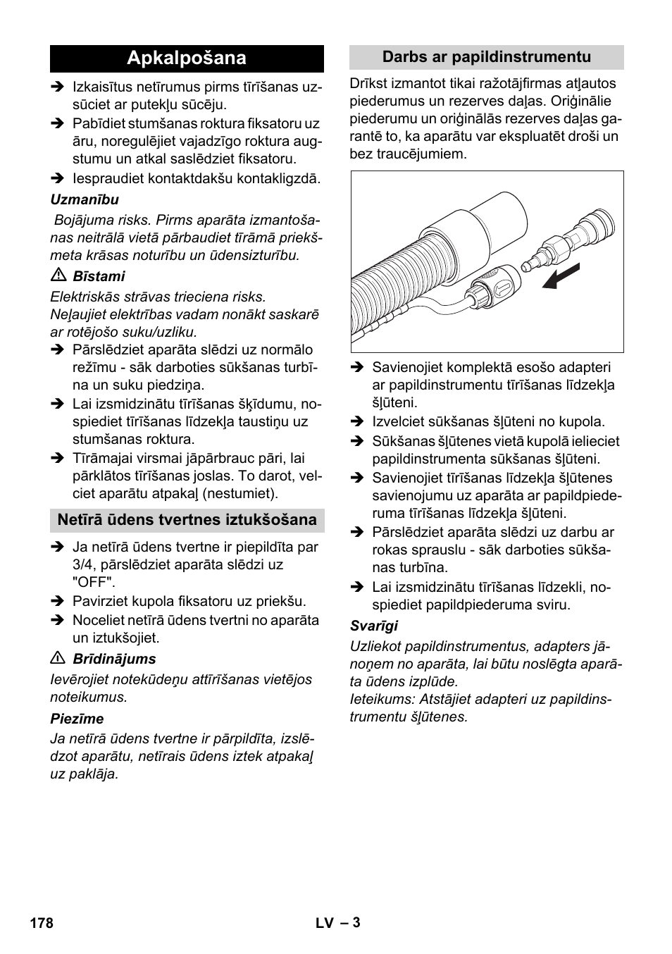 Apkalpošana | Karcher BRC 30-15 C User Manual | Page 178 / 200