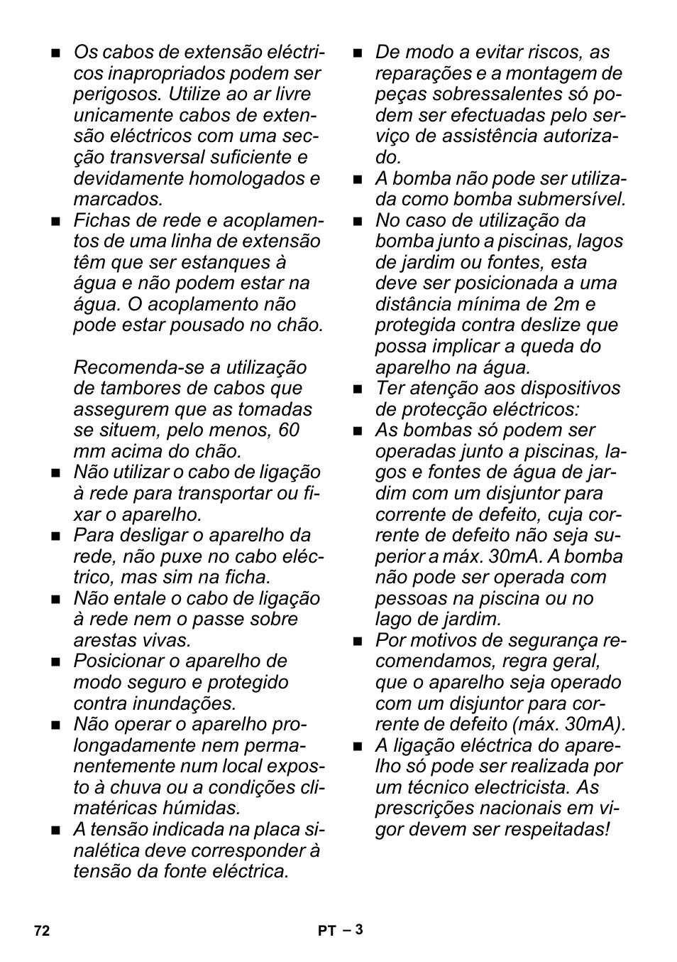 Karcher BP 2 Garden User Manual | Page 72 / 106