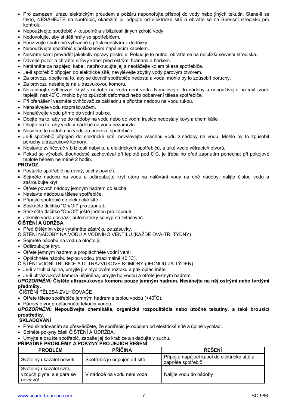 Scarlett SC-986 User Manual | Page 7 / 23