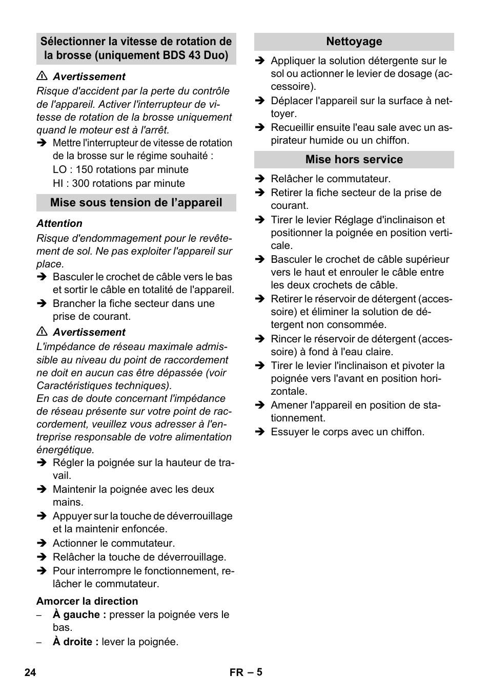 Karcher BDS 43-450C EU User Manual | Page 24 / 240