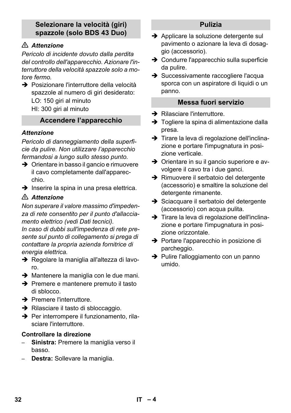 Karcher BDS 43-450C EU User Manual | Page 32 / 240