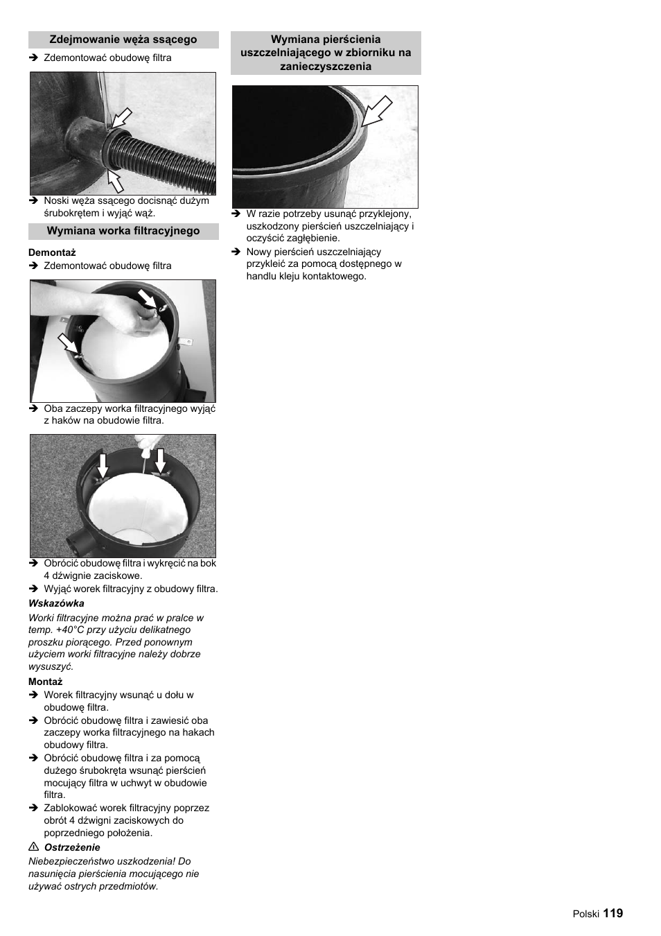Karcher SB-Sauger Aspiratore self service MONO User Manual | Page 119 / 164