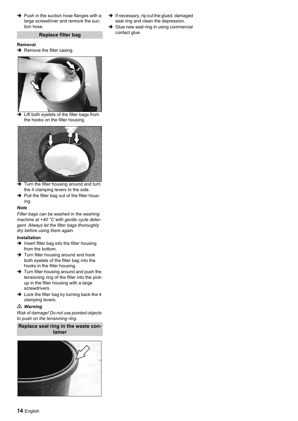 Karcher SB-Sauger Aspiratore self service MONO User Manual | Page 14 / 164