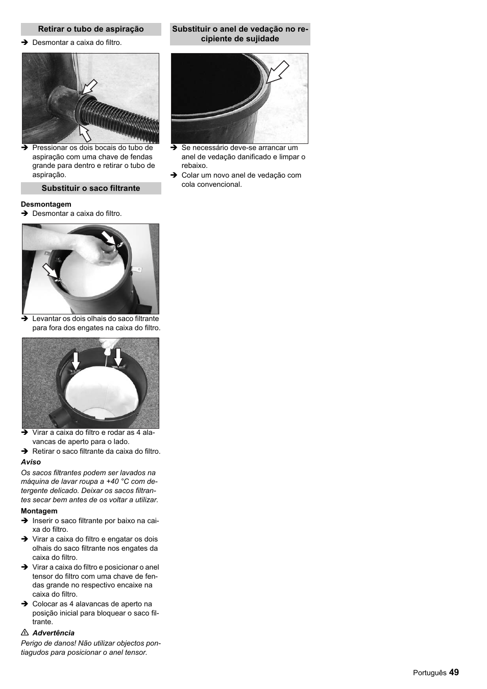 Karcher SB-Sauger Aspiratore self service MONO User Manual | Page 49 / 164