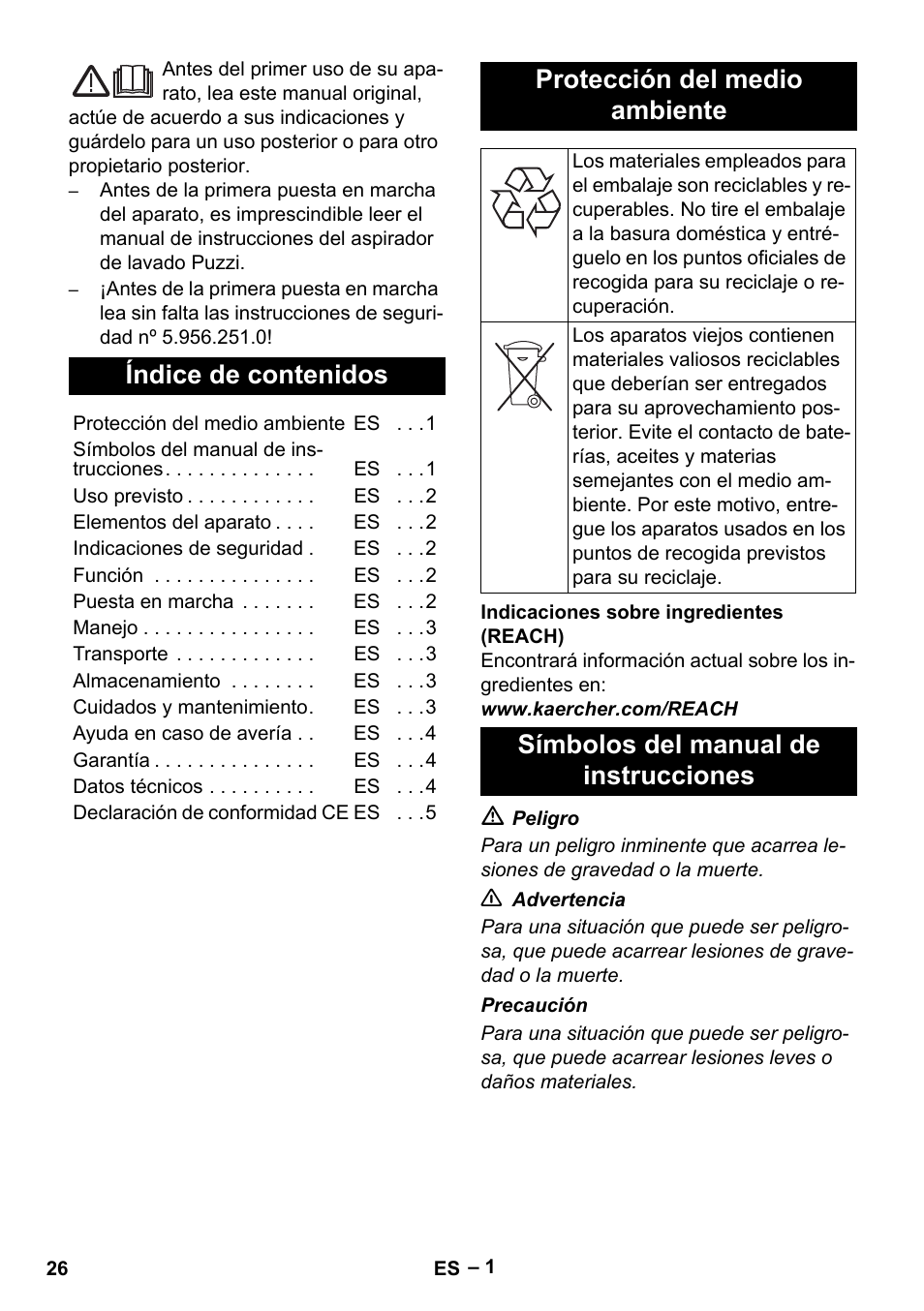 Karcher PW 30-1 User Manual | Page 26 / 128