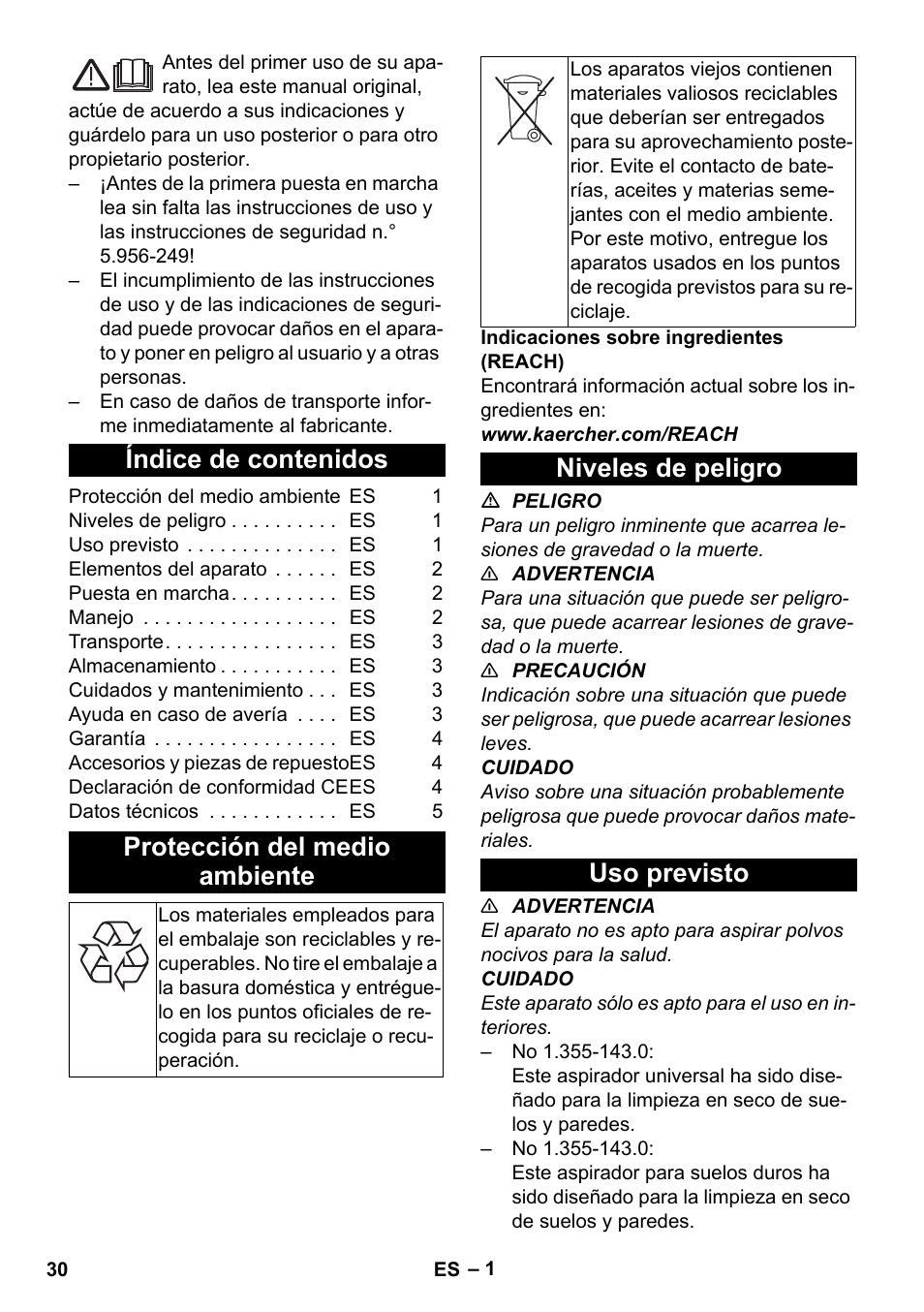 Karcher T 12-1 User Manual | Page 30 / 148