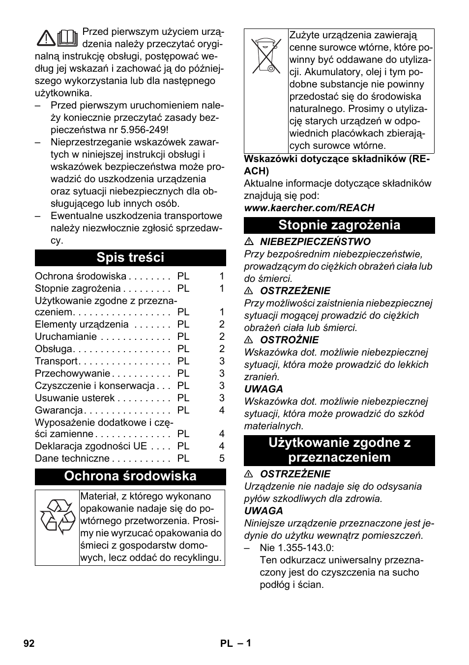 Karcher T 12-1 User Manual | Page 92 / 148