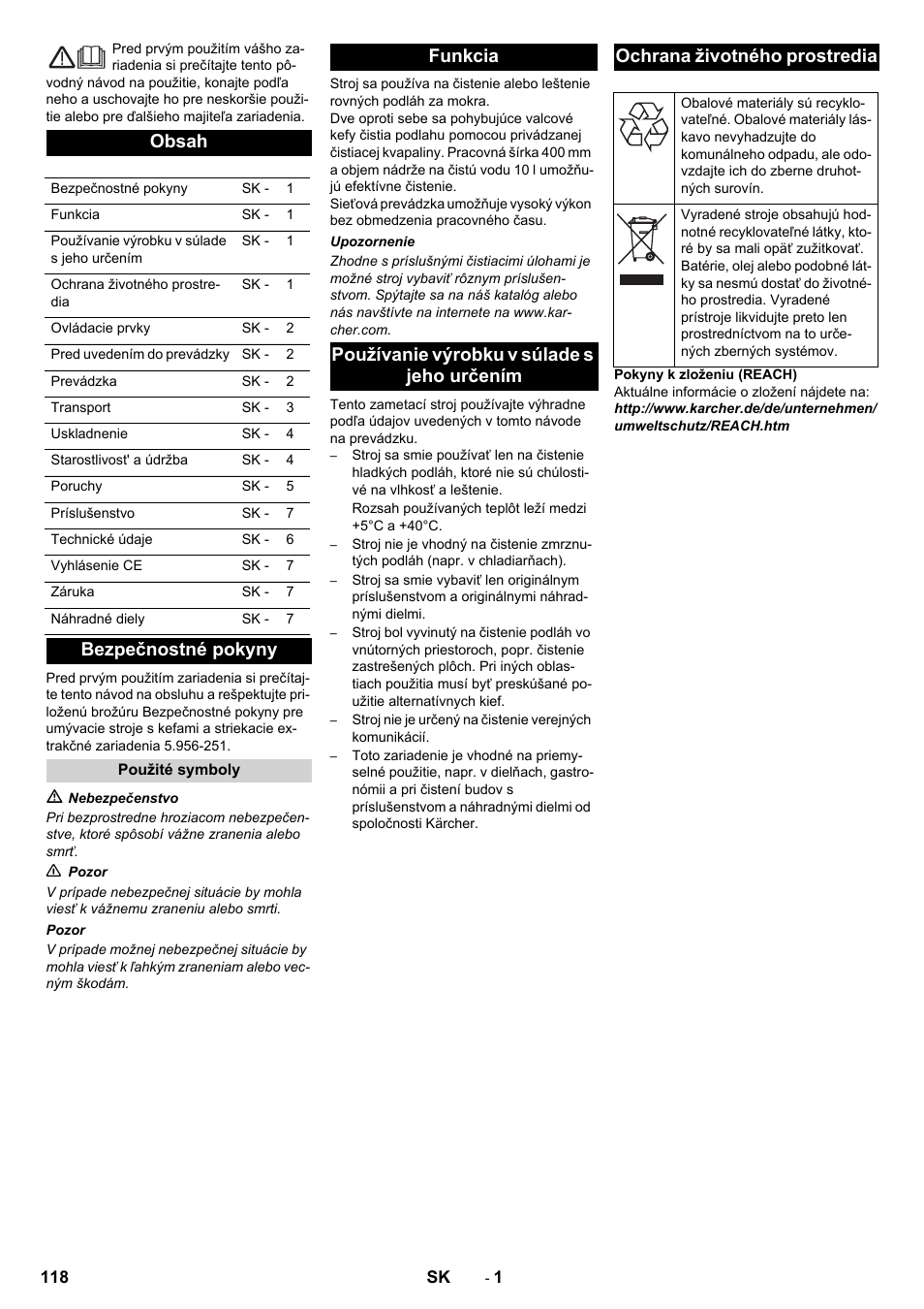 Karcher BRS 40-1000C EU User Manual | Page 118 / 168