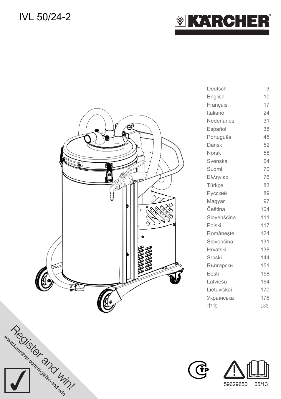 Karcher IVL 50-24-2 User Manual | 192 pages