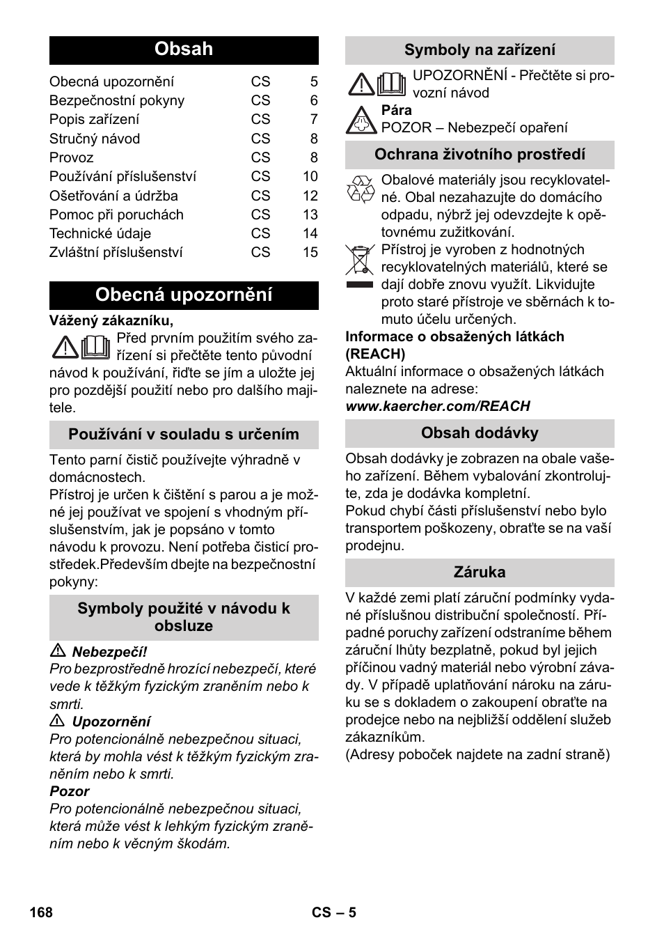 Karcher SC 5-800 C EU User Manual | Page 168 / 326