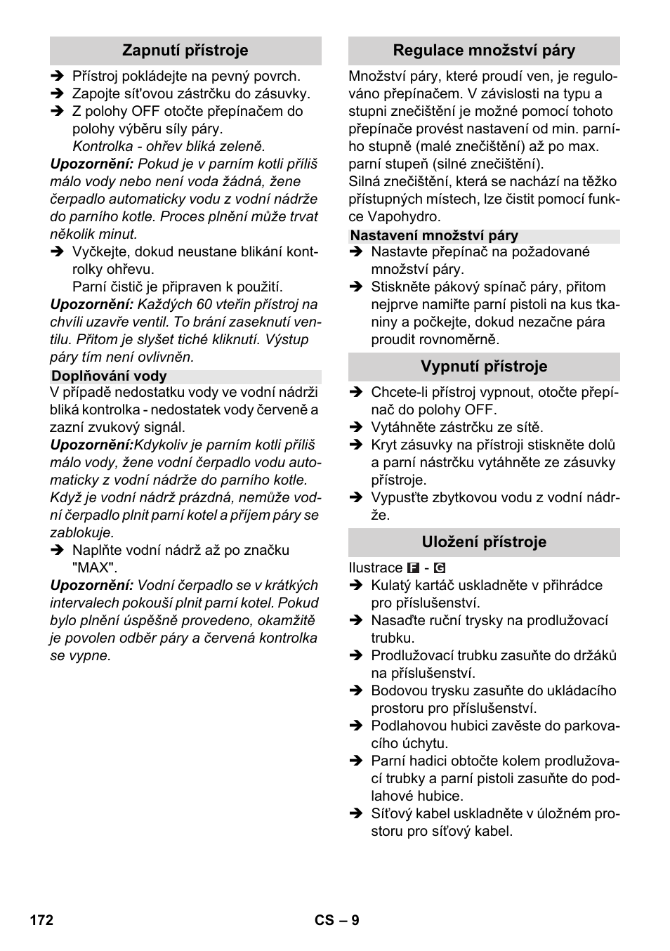 Karcher SC 5-800 C EU User Manual | Page 172 / 326