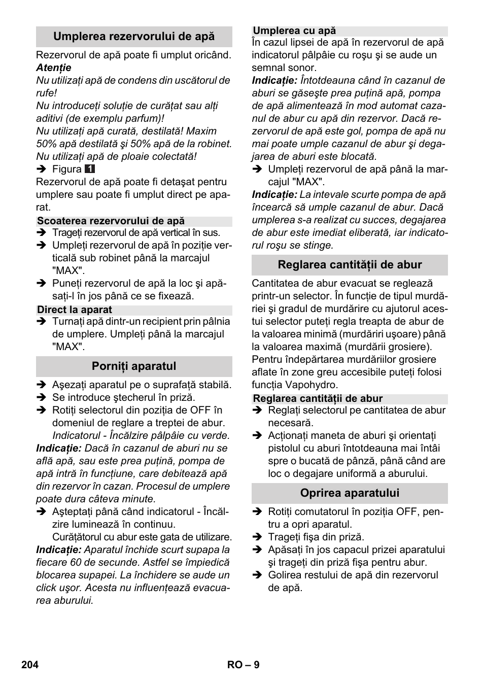Karcher SC 5-800 C EU User Manual | Page 204 / 326