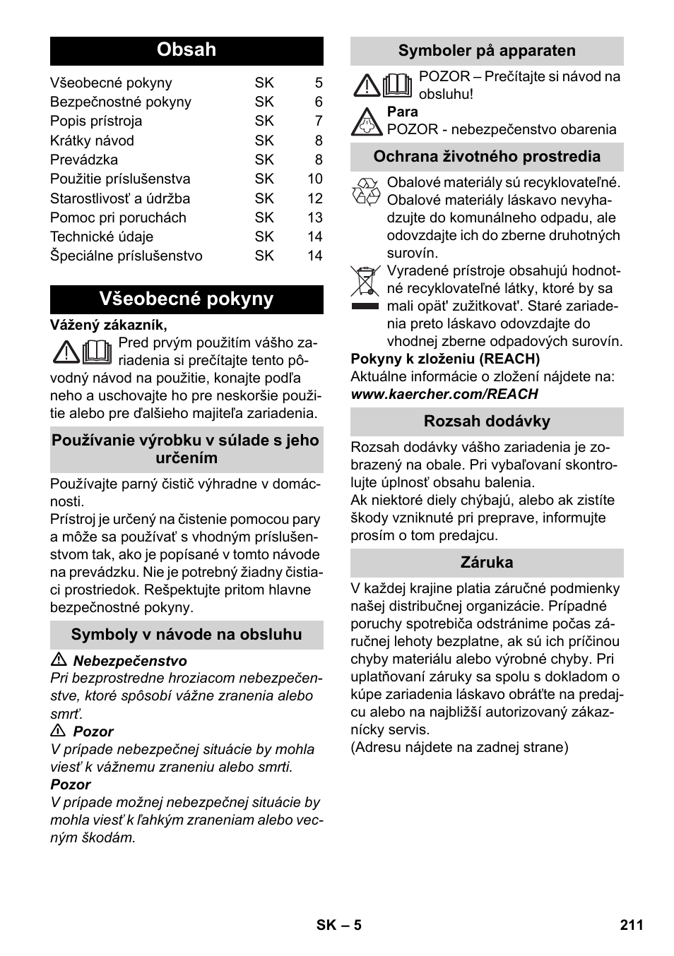 Karcher SC 5-800 C EU User Manual | Page 211 / 326