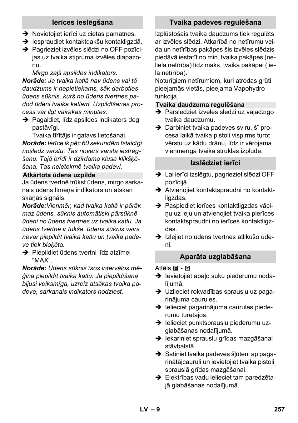 Karcher SC 5-800 C EU User Manual | Page 257 / 326