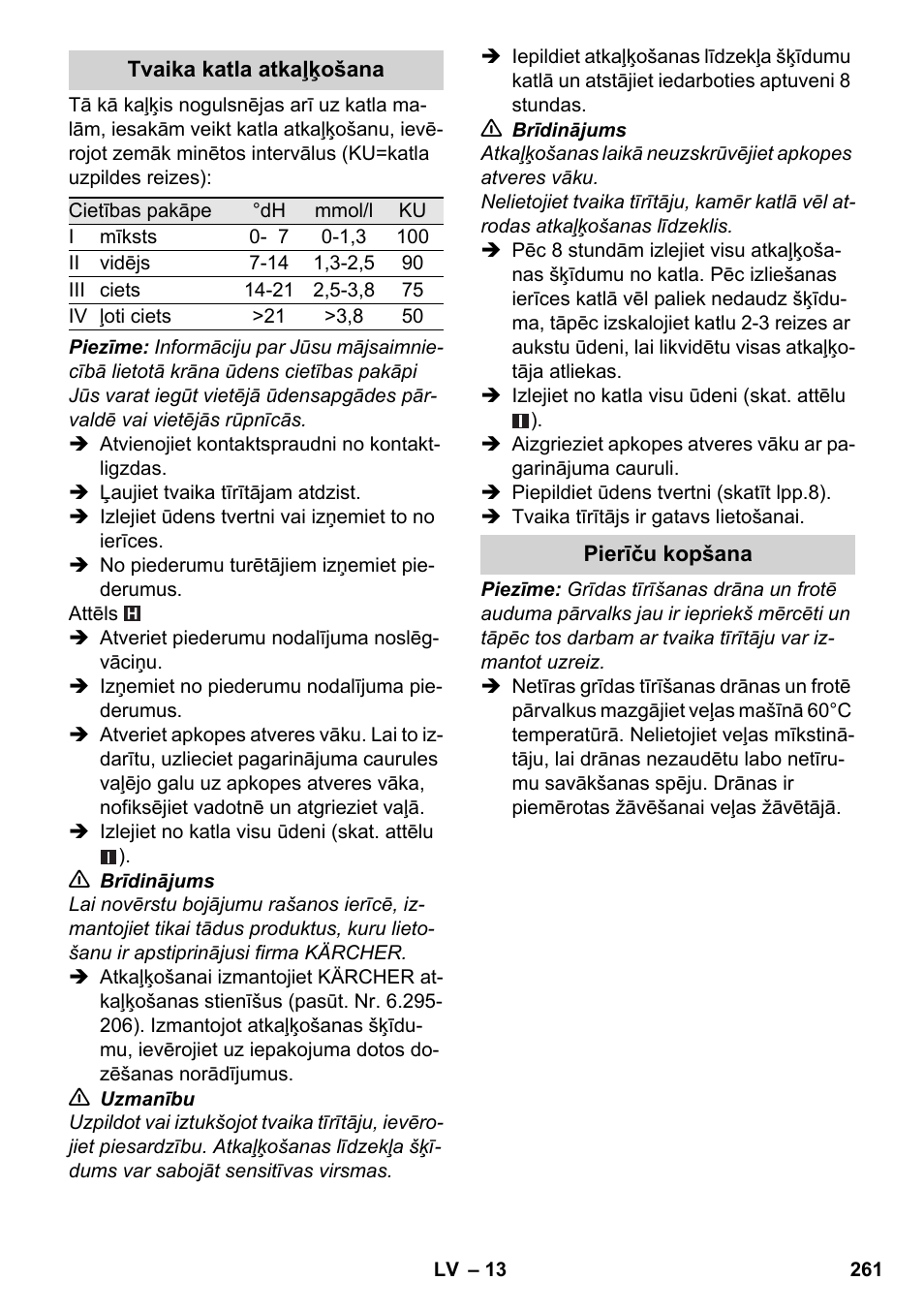 Karcher SC 5-800 C EU User Manual | Page 261 / 326