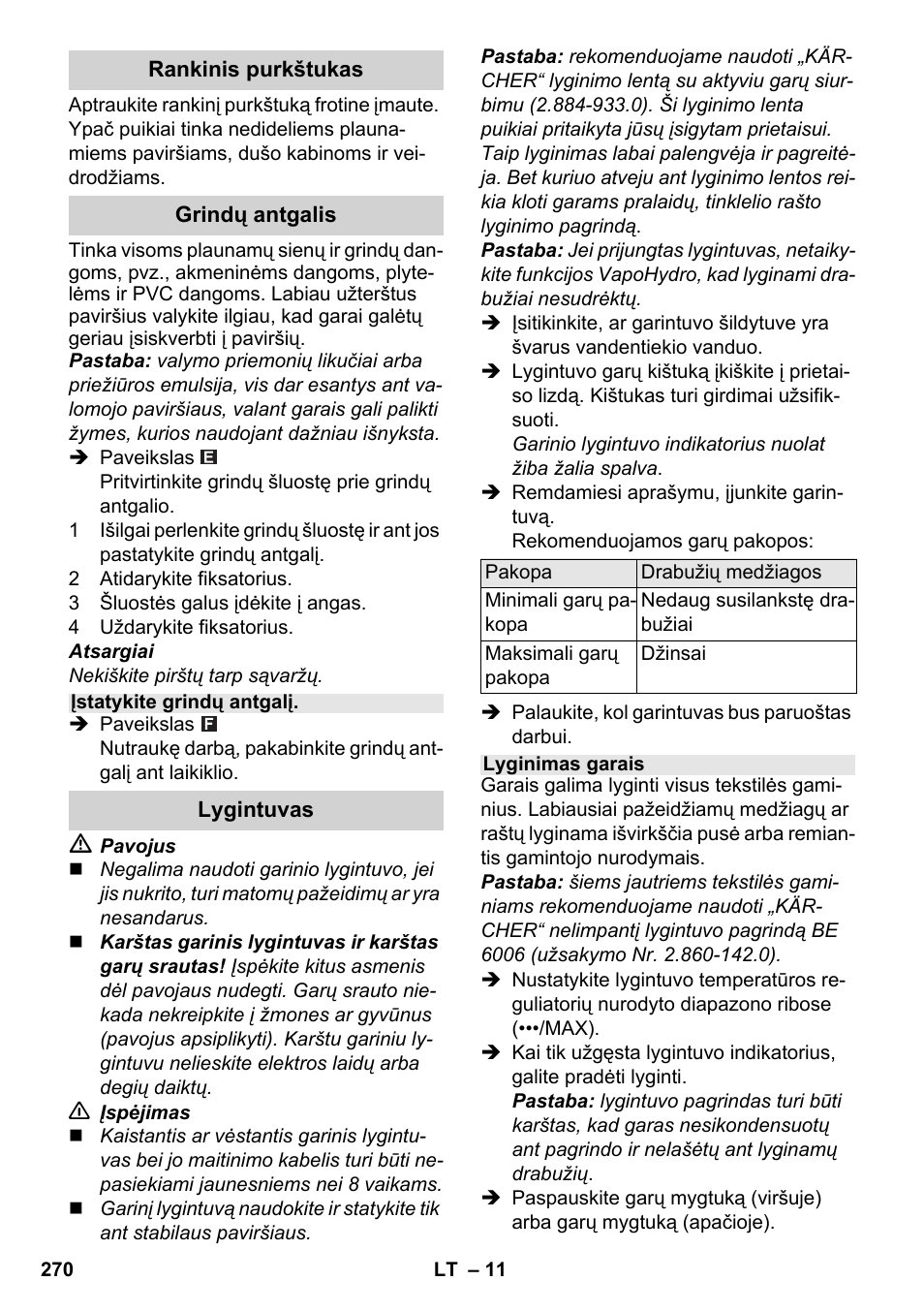 Karcher SC 5-800 C EU User Manual | Page 270 / 326