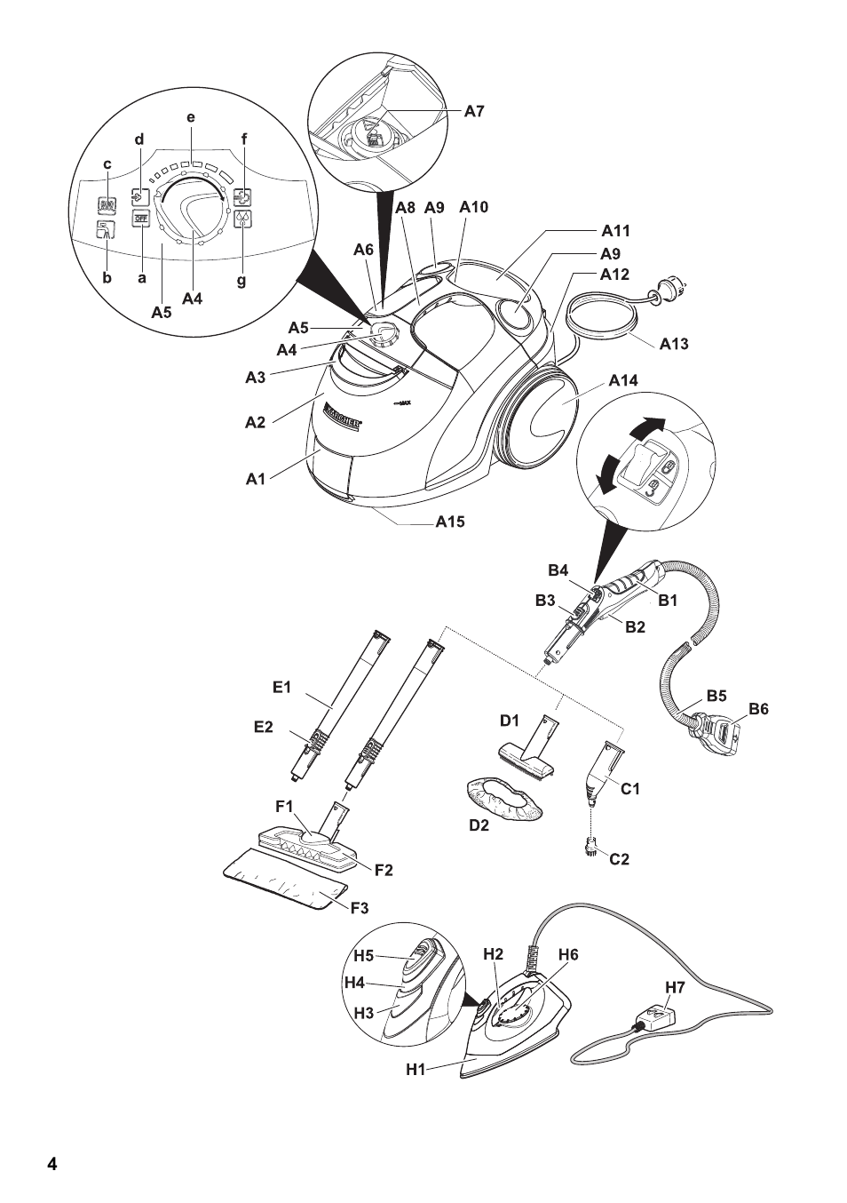 Karcher SC 5-800 C EU User Manual | Page 4 / 326