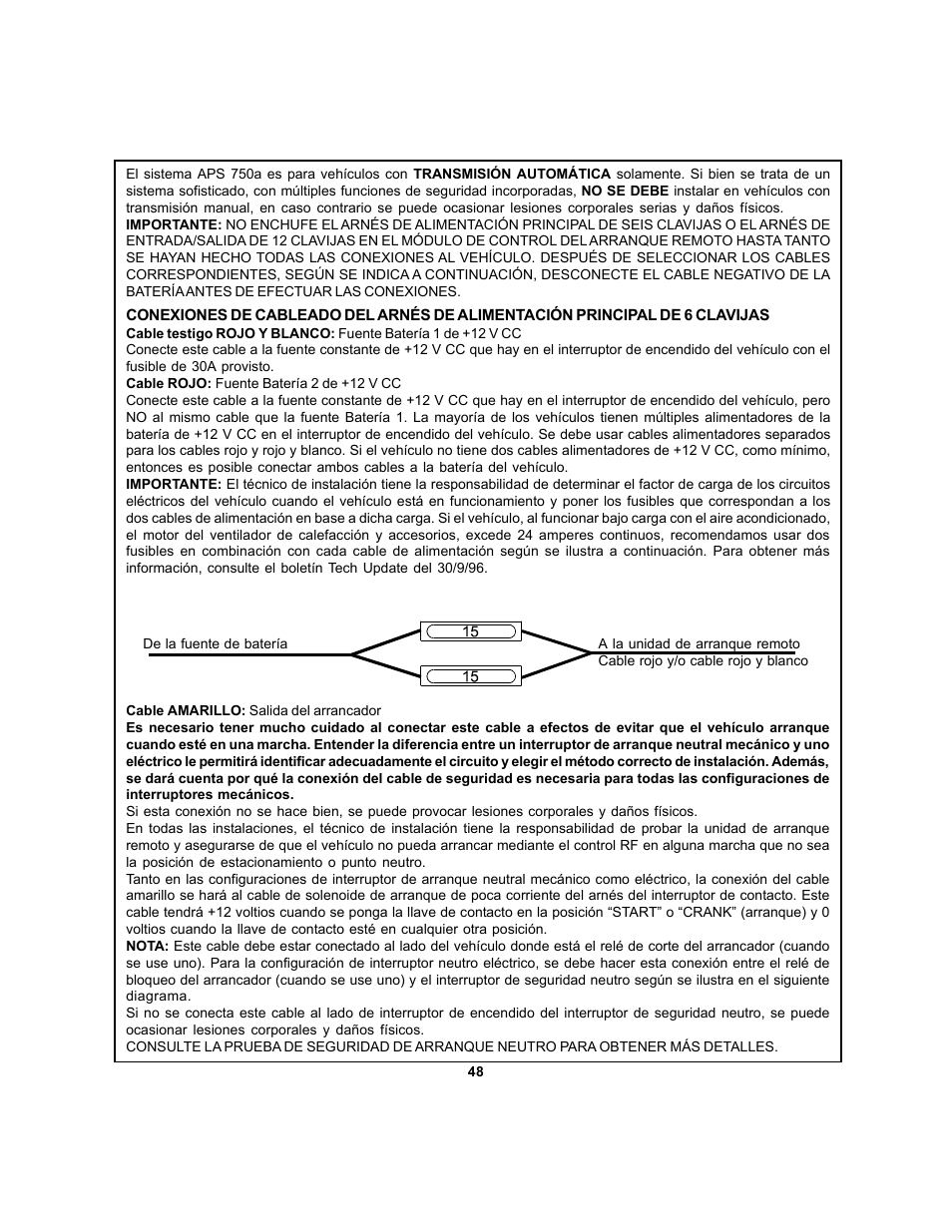 Audiovox APS 750a User Manual | Page 48 / 66