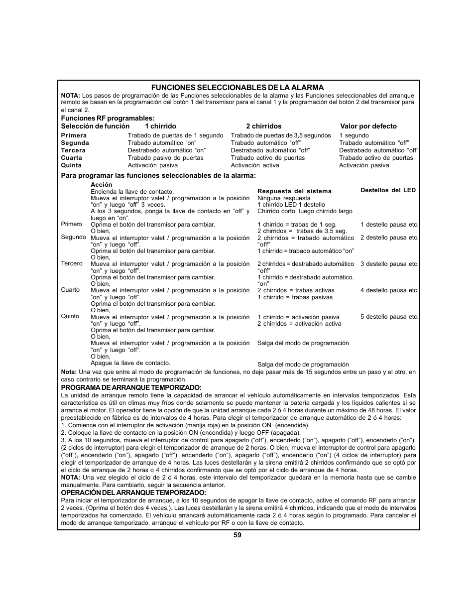 Audiovox APS 750a User Manual | Page 59 / 66