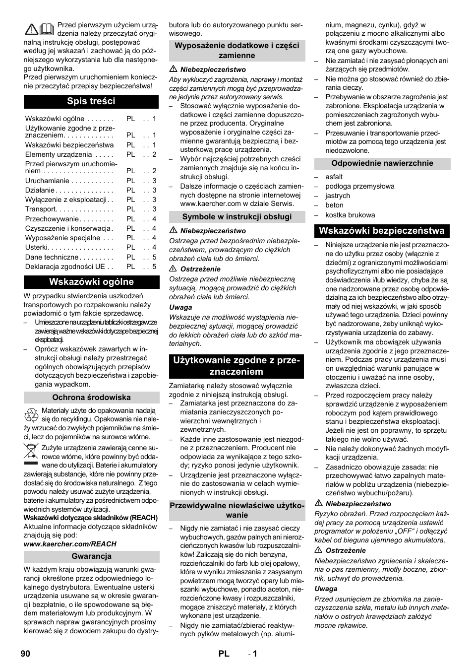 Karcher KM 70-30 C Bp Pack Adv User Manual | Page 90 / 144