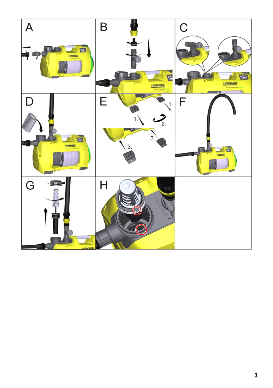 Karcher BP 4 Home & Garden eco!ogic User Manual | Page 3 / 128