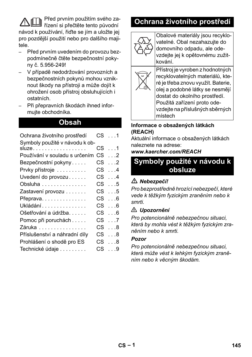 Karcher IV 60-30 M B1 User Manual | Page 145 / 260