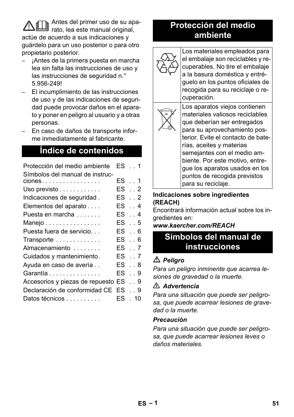 Karcher IV 60-30 M B1 User Manual | Page 51 / 260