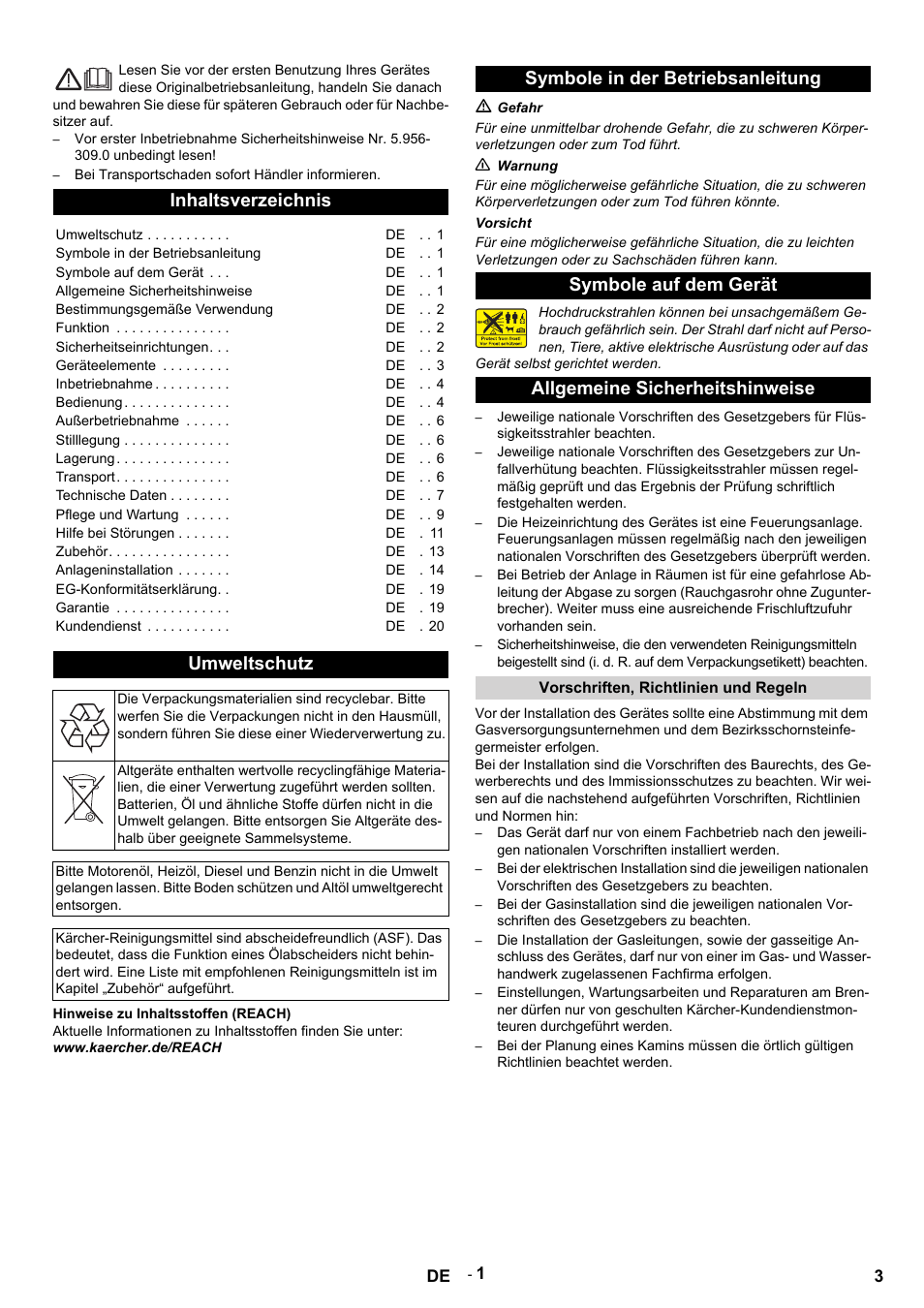 Karcher HDS 12-14-4 ST Gas User Manual | Page 3 / 464