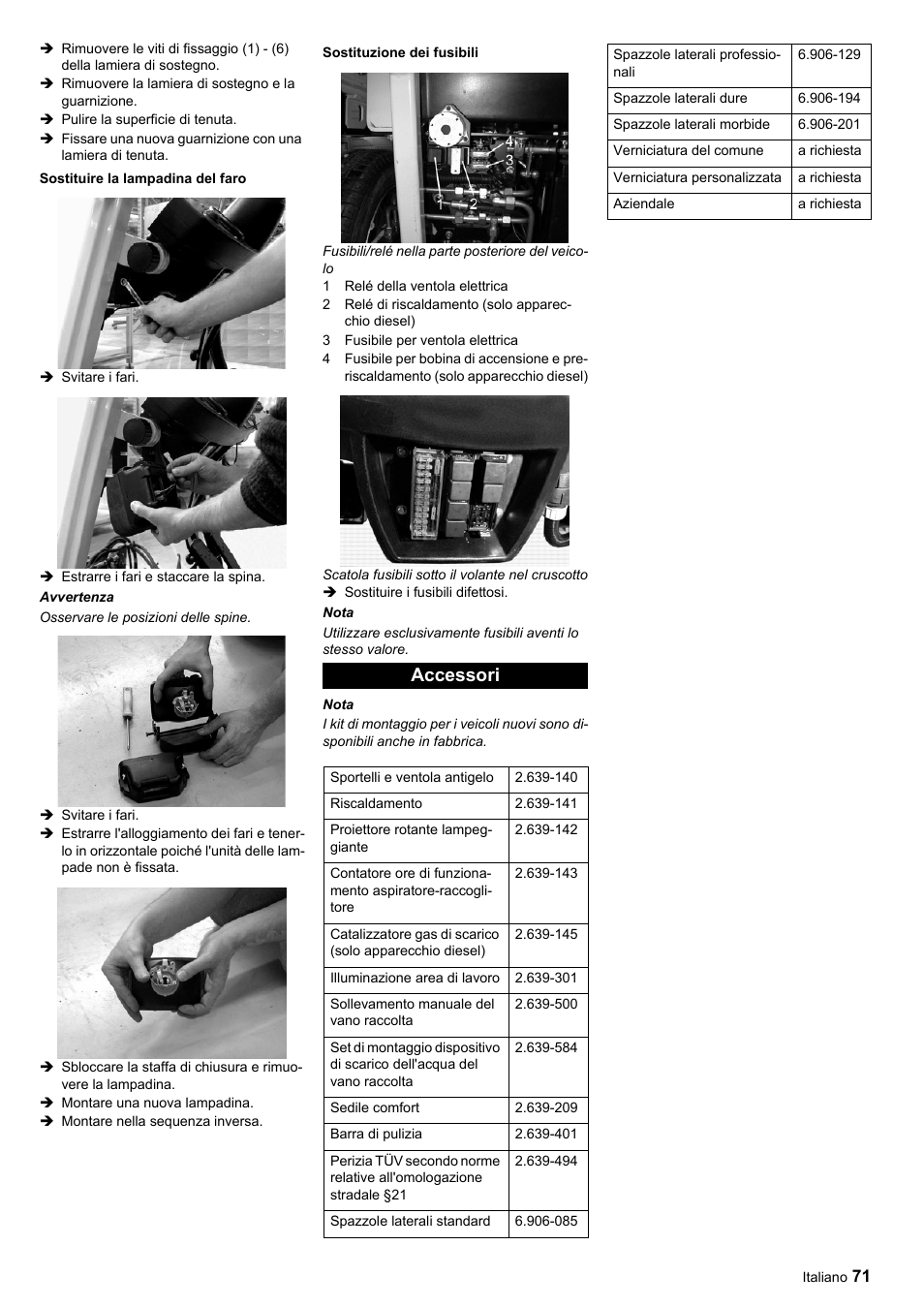 Accessori | Karcher ICC 1 D Adv User Manual | Page 71 / 347