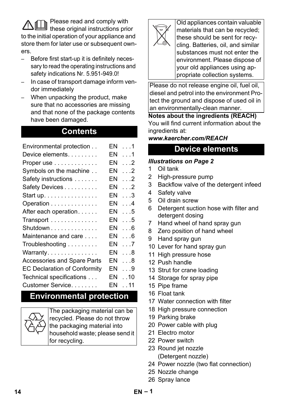 Karcher HD 10-16-4 Cage Ex User Manual | Page 14 / 316