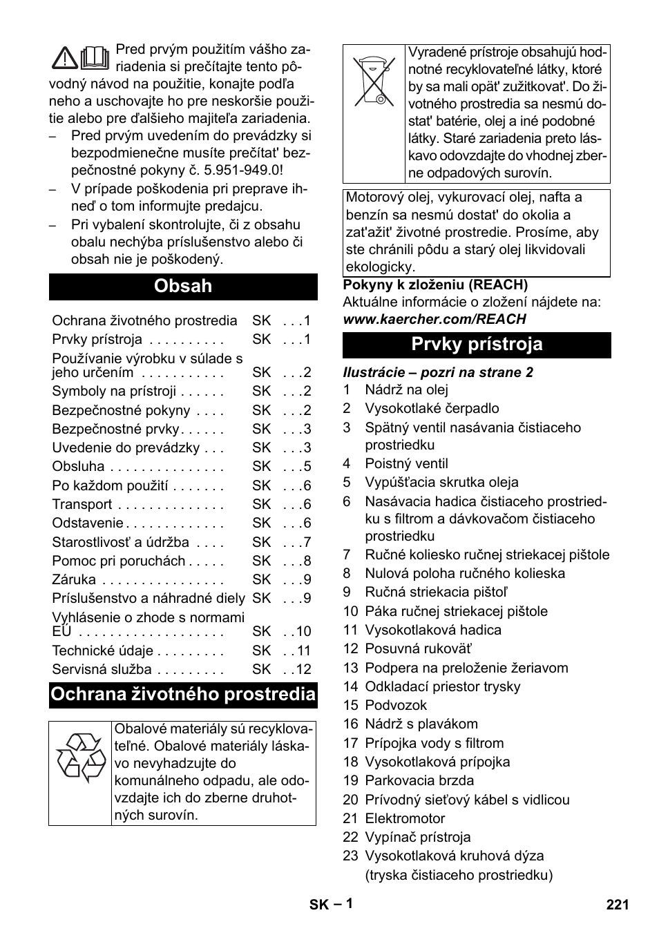 Karcher HD 10-16-4 Cage Ex User Manual | Page 221 / 316
