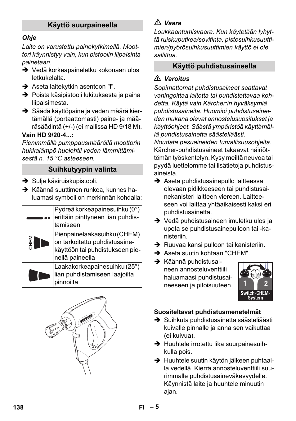 Karcher HD 9-19 M User Manual | Page 138 / 372