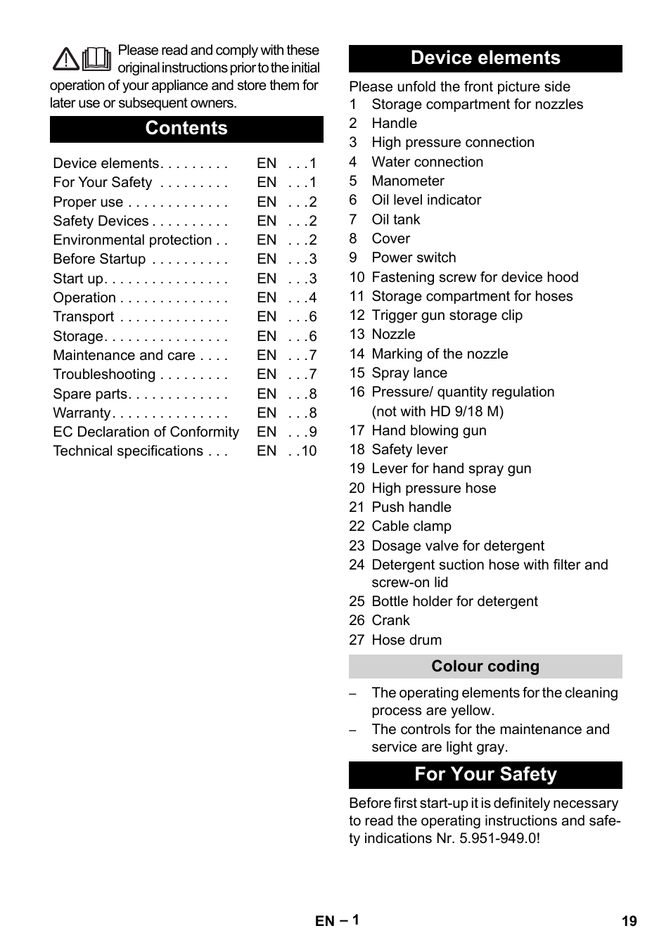 Karcher HD 9-19 M User Manual | Page 19 / 372