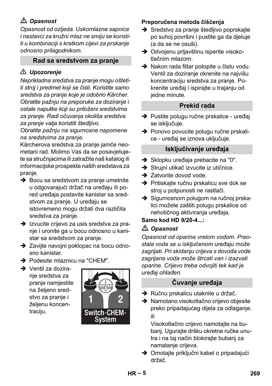 Karcher HD 9-19 M User Manual | Page 269 / 372