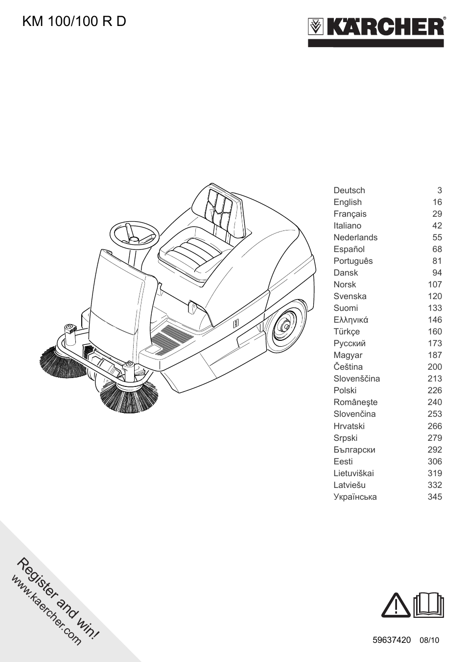 Karcher KM 100-100 R D User Manual | 360 pages