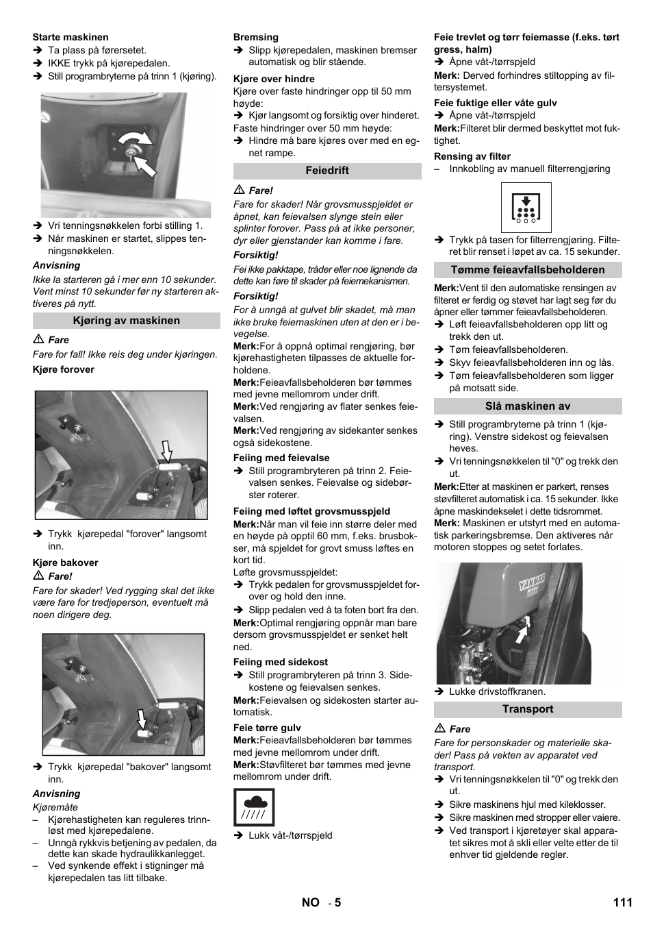 Karcher KM 100-100 R D User Manual | Page 111 / 360